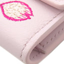 ルイヴィトン LOUIS VUITTON LV × TM ポルトフォイユ カプシーヌ コンパクト M13445 ピンク レザー スムースラムレザー 三つ折り財布 ゴールド金具 村上 隆 チェリーブロッサム