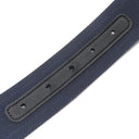 ルイヴィトン LOUIS VUITTON サンチュール LVサークル 90/36 M0114 ブラック×ネイビー キャンバス レザー #90 ベルト 黒 紺 モノグラムシャドウ