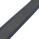 ルイヴィトン LOUIS VUITTON サンチュール LVサークル 90/36 M0114 ブラック×ネイビー キャンバス レザー #90 ベルト 黒 紺 モノグラムシャドウ