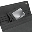 プラダ PRADA リボン フラップ ウォレット 1MH132 NERO レザー サフィアーノレザー 長財布 ゴールド金具 黒 SAFFIANO FIOCCO