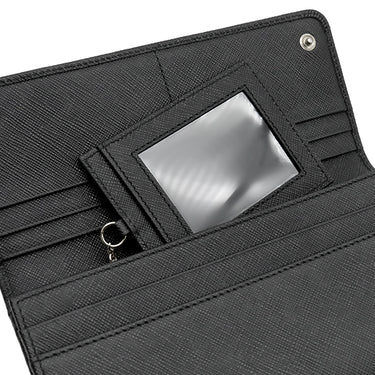 プラダ PRADA リボン フラップ ウォレット 1MH132 NERO レザー サフィアーノレザー 長財布 ゴールド金具 黒 SAFFIANO FIOCCO