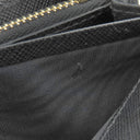 プラダ PRADA リボン フラップ ウォレット 1MH132 NERO レザー サフィアーノレザー 長財布 ゴールド金具 黒 SAFFIANO FIOCCO