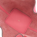 エルメス HERMES ピコタンロックMM タッチ ローズアザレ トリヨンクレマンス アリゲーター ハンドバッグ ゴールド金具 クロコ