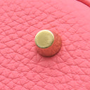 エルメス HERMES ピコタンロックMM タッチ ローズアザレ トリヨンクレマンス アリゲーター ハンドバッグ ゴールド金具 クロコ