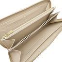 ルイヴィトン LOUIS VUITTON ジッピー ウォレット N60019 ダミエアズール ダミエアズールキャンバス 長財布 ゴールド金具 ラウンドファスナー 白