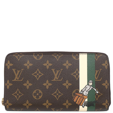 ルイヴィトン LOUIS VUITTON モノグラムグルーム ジッピー オーガナイザー M60035 ヴェール モノグラムキャンバス 長財布 ゴールド金具 ベルボーイ