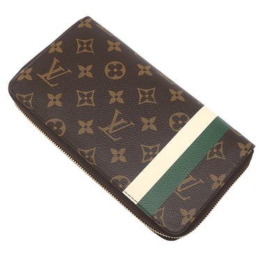 ルイヴィトン LOUIS VUITTON モノグラムグルーム ジッピー オーガナイザー M60035 ヴェール モノグラムキャンバス 長財布 ゴールド金具 ベルボーイ
