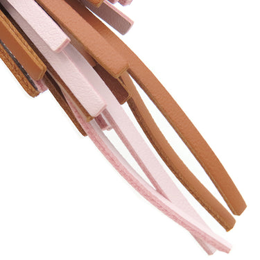 エルメス HERMES シュエット パンデピス×モーヴパール×シエンヌ×ナタ×ホワイト ヴォースイフト アニューミロ バッグチャーム 茶 ピンク 赤茶 アイボリー 白