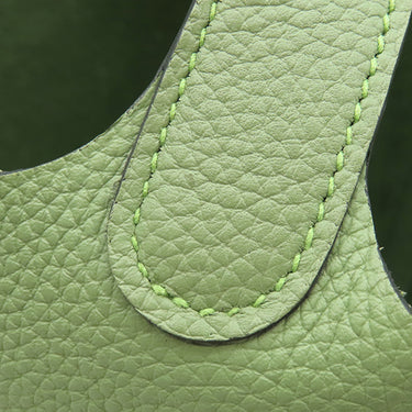 エルメス HERMES ピコタンロックPM ヴェールクリケット トリヨンクレマンス ハンドバッグ ゴールド金具 緑