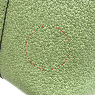 エルメス HERMES ピコタンロックPM ヴェールクリケット トリヨンクレマンス ハンドバッグ ゴールド金具 緑