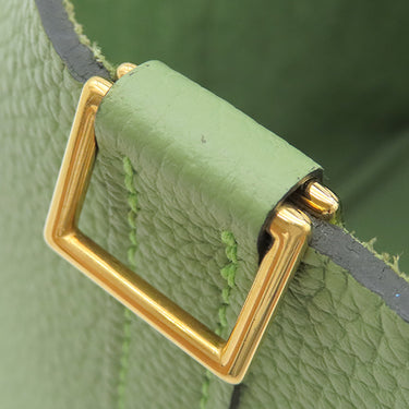 エルメス HERMES ピコタンロックPM ヴェールクリケット トリヨンクレマンス ハンドバッグ ゴールド金具 緑