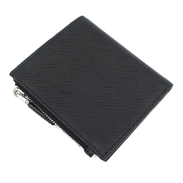 プラダ PRADA サフィアーノ トライアングル 財布 2ML049 NERO レザー 二つ折り財布 シルバー金具 黒 ２つ折り トライアングルロゴ