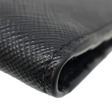 プラダ PRADA サフィアーノ トライアングル 財布 2ML049 NERO レザー 二つ折り財布 シルバー金具 黒 ２つ折り トライアングルロゴ