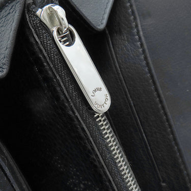 ルイヴィトン LOUIS VUITTON ポルトフォイユ イリス M58136 ノワール モノグラムマヒナ 長財布 シルバー金具 黒