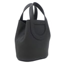 エルメス HERMES インザループ18 ブラック トリヨンクレマンス ヴォースイフト ハンドバッグ ゴールド金具 黒