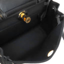 エルメス HERMES エールバッグジップ PM 31 ルトゥルネ ブラック トワルミリタリー ヴァッシュハンター ショルダーバッグ ゴールド金具 黒