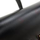 エルメス HERMES エールバッグジップ PM 31 ルトゥルネ ブラック トワルミリタリー ヴァッシュハンター ショルダーバッグ ゴールド金具 黒