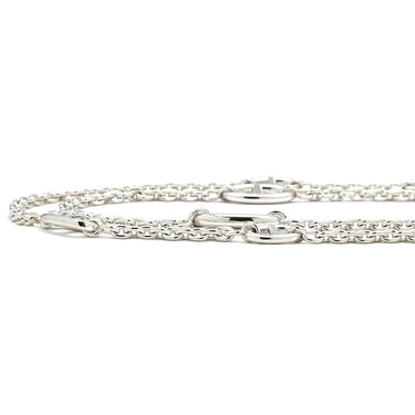 エルメス HERMES シェーヌダンクル ファランドール120 シルバー シルバー925 ネックレス スターリングシルバー