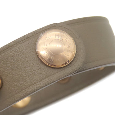 エルメス HERMES リヴァル エトゥープ ヴォースイフト GP グローブホルダー ローズゴールド金具 グレージュ 手袋ホルダー PG金具 RG金具