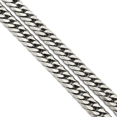 喜平 KIHEI pt850 51cm 29.9g 6面 ダブル W プラチナシルバー Pt850 ネックレス 造幣局検定マーク ※ショッピングローン対応していません。