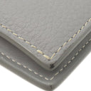 クリスチャン・ディオール Christian Dior CD 1947 ウォレット グレー グレインカーフレザー 二つ折り財布 ロゴ