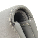 クリスチャン・ディオール Christian Dior CD 1947 ウォレット グレー グレインカーフレザー 二つ折り財布 ロゴ