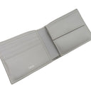 クリスチャン・ディオール Christian Dior CD 1947 ウォレット グレー グレインカーフレザー 二つ折り財布 ロゴ