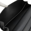 グッチ GUCCI ディアマンテ ファブリック 272602 ブラック×ブラウン レザー ウール 長財布 ゴールド金具 黒 茶 ダイヤ柄