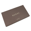 グッチ GUCCI ディアマンテ ファブリック 272602 ブラック×ブラウン レザー ウール 長財布 ゴールド金具 黒 茶 ダイヤ柄