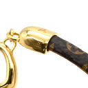 ルイヴィトン LOUIS VUITTON ブレスレット セイ イエス M6758F モノグラム モノグラムキャンバス ブレスレット ゴールド金具 茶 オープンハートフック