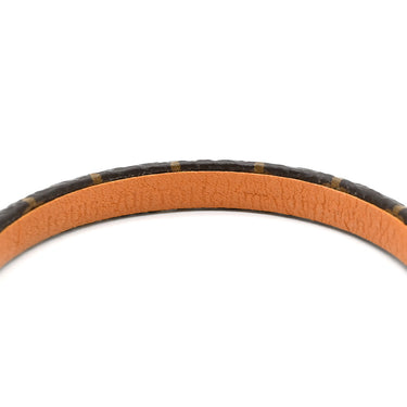 ルイヴィトン LOUIS VUITTON ブレスレット セイ イエス M6758F モノグラム モノグラムキャンバス ブレスレット ゴールド金具 茶 オープンハートフック