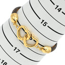 ルイヴィトン LOUIS VUITTON ブレスレット セイ イエス M6758F モノグラム モノグラムキャンバス ブレスレット ゴールド金具 茶 オープンハートフック