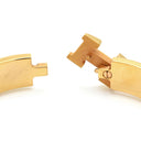 エルメス HERMES クリックH PM ブラック×ゴールド GP エナメル ブレスレット Hブレス