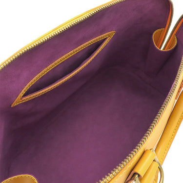 ルイヴィトン LOUIS VUITTON アルマ M52149 タッシリイエロー エピレザー ハンドバッグ ゴールド金具 黄色 鍵・パドロック欠品