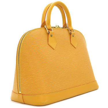 ルイヴィトン LOUIS VUITTON アルマ M52149 タッシリイエロー エピレザー ハンドバッグ ゴールド金具 黄色 鍵・パドロック欠品