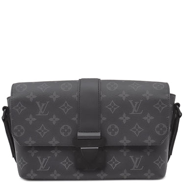 ルイヴィトン LOUIS VUITTON Sケープ メッセンジャー M46794 モノグラムエクリプス モノグラムエクリプスキャンバス ショルダーバッグ マットブラック金具 黒 グレー 斜め掛け