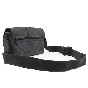 ルイヴィトン LOUIS VUITTON Sケープ メッセンジャー M46794 モノグラムエクリプス モノグラムエクリプスキャンバス ショルダーバッグ マットブラック金具 黒 グレー 斜め掛け