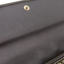 グッチ GUCCI ラブリーハート 245723 ベージュ×エボニー GGキャンバス 長財布 ゴールド金具 茶 ハートモチーフ