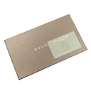 ブルガリ BVLGARI ブルガリブルガリ ピンク グレインレザー 長財布 シルバー金具 バイカラー 二つ折り