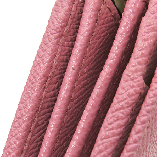 ブルガリ BVLGARI ブルガリブルガリ ピンク グレインレザー 長