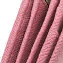 ブルガリ BVLGARI ブルガリブルガリ ピンク グレインレザー 長財布 シルバー金具 バイカラー 二つ折り