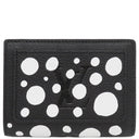 ルイヴィトン LOUIS VUITTON ポルトフォイユ クレア M81907 ノワール×ブロン モノグラムアンプラント 二つ折り財布 シルバー金具 黒 白 LV × YK 草間彌生 インフィニティ ドット