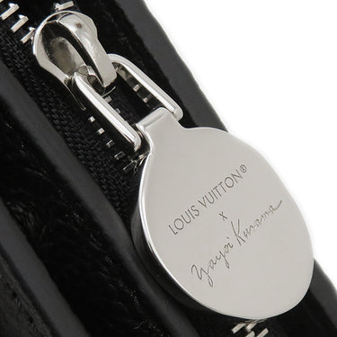 ルイヴィトン LOUIS VUITTON ポルトフォイユ クレア M81907 ノワール×ブロン モノグラムアンプラント 二つ折り財布 シルバー金具 黒 白 LV × YK 草間彌生 インフィニティ ドット