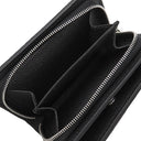 ルイヴィトン LOUIS VUITTON ポルトフォイユ クレア M81907 ノワール×ブロン モノグラムアンプラント 二つ折り財布 シルバー金具 黒 白 LV × YK 草間彌生 インフィニティ ドット