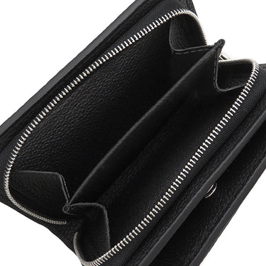 ルイヴィトン LOUIS VUITTON ポルトフォイユ クレア M81907 ノワール×ブロン モノグラムアンプラント 二つ折り財布 シルバー金具 黒 白 LV × YK 草間彌生 インフィニティ ドット