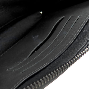 ルイヴィトン LOUIS VUITTON アルファ ウェアラブル ウォレット M59161 ノワール グレインカーフレザー ショルダーバッグ マットブラック金具 黒 LVアエログラム