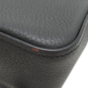 ルイヴィトン LOUIS VUITTON アルファ ウェアラブル ウォレット M59161 ノワール グレインカーフレザー ショルダーバッグ マットブラック金具 黒 LVアエログラム