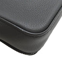 ルイヴィトン LOUIS VUITTON アルファ ウェアラブル ウォレット M59161 ノワール グレインカーフレザー ショルダーバッグ マットブラック金具 黒 LVアエログラム