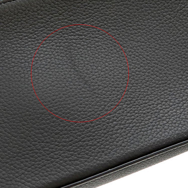 ルイヴィトン LOUIS VUITTON アルファ ウェアラブル ウォレット M59161 ノワール グレインカーフレザー ショルダーバッグ マットブラック金具 黒 LVアエログラム