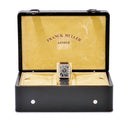 腕時計 フランクミュラー FRANCK MULLER ロングアイランド 902QZ クオーツ レディース K18WG無垢 ブラック 黒 ギョウシェ 角型